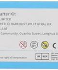 Back of Rad Uno R3 Compatible Electronics Kit For Arduino IDE Beginners showing product details and manufacturer information.