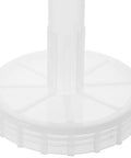 Plastic Snowflake Ice Machine Feeder Component For Smoothie Makers Safe Operation Easy Replacement Boosts Kitchen Hustle And Efficiency For Restaurants And Cafes Durable Reliable Accessory white plastic round feeder head close-up