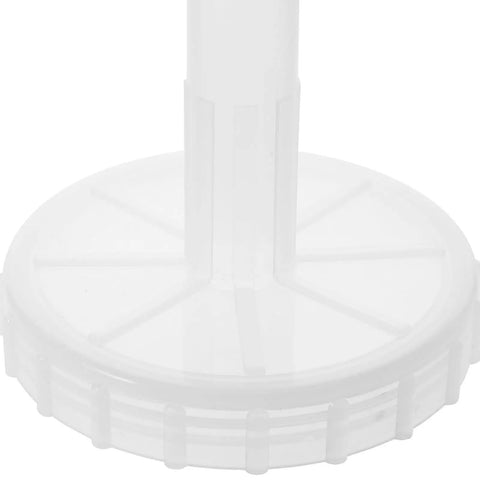 Plastic Snowflake Ice Machine Feeder Component For Smoothie Makers Safe Operation Easy Replacement Boosts Kitchen Hustle And Efficiency For Restaurants And Cafes Durable Reliable Accessory white plastic round feeder head close-up