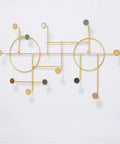 Heavy Duty Wall Mount Coat Hooks Built Tough With Premium Iron Metal in gold finish, modern design for entryway storage.