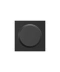 Front view of Bowery Matte Black Dummy Door Handle, One Sided Non Turning Door Knob For Decorative Use, Surface Mounted Door Pull.