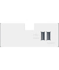 Front view of Under-Cabinet USB Outlet Module In White With Dual USB Ports Delivers 3.1A Total, Easy Kitchen Charging For Phones And Tablets, Snaps Right Into A Modular Track System.
