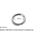 Five Size Set Freewheel Sprockets 13T 14T 15T 16T 17T For Single Speed Fixed Gear Bike With Free Lock Ring Low Noise Steel
