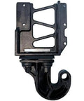 Premium Aluminum Truck Hinge And Pivot Assembly Pair For Peterbilt 379 378 Trucks Passenger Side, durable black finish.