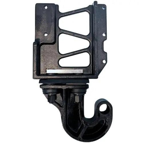 Premium Aluminum Truck Hinge And Pivot Assembly Pair For Peterbilt 379 378 Trucks Passenger Side, durable black finish.