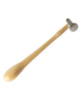 Jewelry Hammer With Solid Wood Handle And Iron Head For Precise Metalworking, Flat Face Mallet For Driving Pins And Rivets