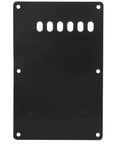 Six Hole Guitar Back Plate for Electric Guitars, Durable Plastic Rear Cover Plate Cavity Shield, Pickguard Backplate Replacement