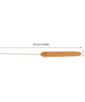 One Hand Operated Worm Bait Threading Needle For Freshwater And Saltwater Fishing, Stainless Steel Construction Built Tough For Live Bait Rigging, Sea Creek Lake Angling Tool With Red Worm Threader, 20.5cm wooden handle