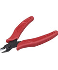 Ultra Slim 5-Inch Diagonal Flush Cutters For Micro Wire And Zip Ties, Precise Flat Cut With Pinch Cutting, Tight Space Cutter