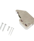 Spring Loaded Mini Tip Latch Set For Caravan Boat RV Cupboard And Cabinet Doors, Push To Close Metal Lock Catch with screws