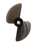 Close-up of a single propeller from Two Pack H102 RC Boat Propeller Set With 2.4mm Locknuts For H100 H102 H106 H108 H120 Models Replacement
