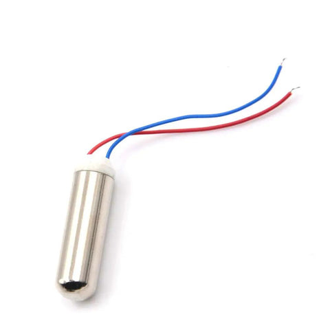 Waterproof Micro Vibration Motor 7x25mm Coreless Mini DC Replacement Motor with red and blue wires