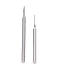 Heavy Duty Stripped Screw Extractor Kit With Precision 1.3Mm Tungsten Steel Drill Bits showing two precision extractor tools.