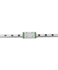 200mm LML9H Miniature Linear Guide Rail, 9mm Width Linear Motion Rail with Slide Block, 4-Point Contact Design