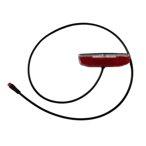 Ebike Tail Light 24V 36V 48V Waterproof Rear LED Light For Night Riding Super Bright 180 Degree Beam 2 Pin Male Connector Easy Install Bicycle Conversion Accessory