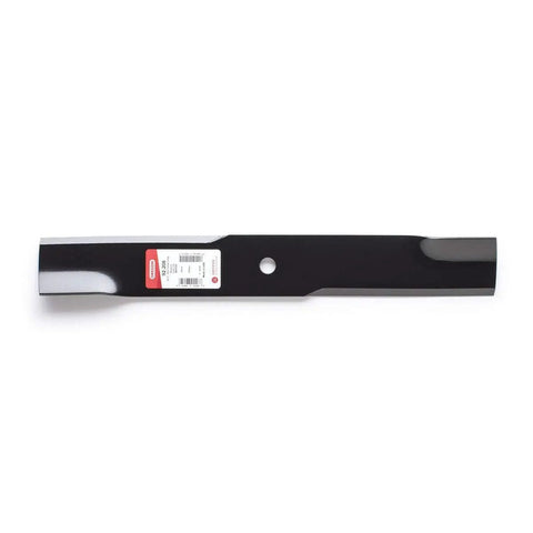 Six Pack 92 208 Mower Blades For 54 Inch Hustler Replaces 601012, single blade, black metal, side view