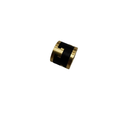 Upgrade Your 3d Printer With Solid V-Core 3.1 Z Axis Lead Screw Decoupler Oldham Coupling Kit Featuring Durable Design And Perfect Fit For Smooth Vertical Movements On Any Precision Machine Build Today. 15mm brass and black Oldham coupling