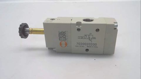 Heavy Duty Pneumatic Solenoid Valve 3 Way Normally Closed Mechanical Spring Reset 10 Bar Max G1/4 Thread Industrial Air Control Badass Workhorse Built Tough For Daily Grind Part 7020020200