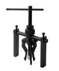 Hella Durable Car Inner Bearing Puller And Gear Remover Extractor Tool Kit For Auto Repair Crews Rock Solid Shaft Grip, black steel tool with adjustable arms.