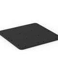 Offset Patio Umbrella Steel Plate Base 15.75 Inches Square 0.39 Inch Thick Black Powder Coated Heavy Duty Screw Reinforced Stand For Rock Solid Wobble Free Patio Umbrellas On Deck Or Patio