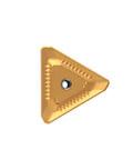 Top Tier Indexable Carbide Lathe Tool Kit Set 10Pcs TPXR2204PDSR-FM NK3030 gold triangular insert blade for CNC steel turning.