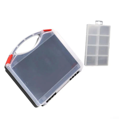 See Through Polypropylene Tool And Jewelry Storage Box For Tools And Small Parts, Built Tough For Home Or Workshop, Keeps Tiny Stuff Neat, Easy Access Organizer For Quick Grab And Go