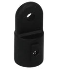 Heavy Duty 12 Piece Boat Deck Hinge Jaw Slide Eye End Cap Kit For Marine Yacht Bimini Top 7/8 Inch Black Nylon Pipe Tube Fitting Replacement Hardware Accessory Set black nylon end cap for 7/8 inch marine tube