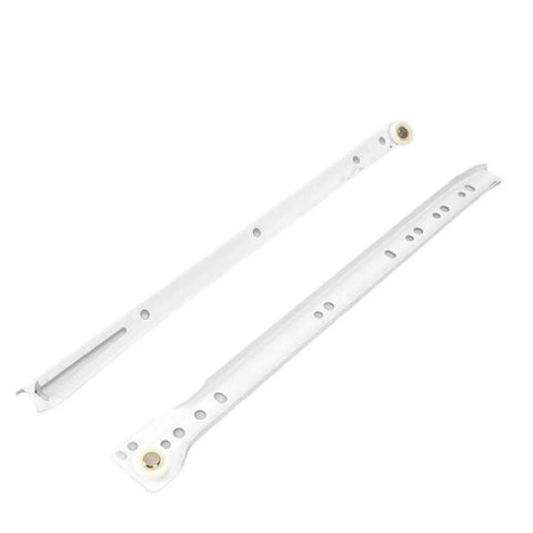 Pro Grade Kitchen Cabinet Drawer Slides With Nylon Wheel Runners 250mm To 600mm Powder Coated Roller Rails For Smooth Quiet Glide