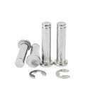 Ditch The Rust With These 10 Pieces Of Heavy Duty M8 Flat Head Bearing Roll Dowel Pins Made From Solid 304 Stainless Steel on a white background.