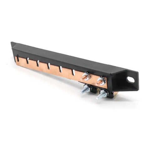 E5 Series Circuit Breaker Mount Bracket For 8-Slot Nylon Busbar Heat Resistant Holder For Truck And RV Power Systems Secure Stud Mount