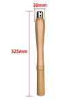 Pro Top Shelf HSS Wood Groove Cutter Kit With Rock Solid 304 Stainless Steel Shank For Precision Lathe Turning Heavy Duty Woodcarving And Sharp Texture Engraving Brown, 325mm wooden handle with stainless steel end.