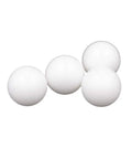 Heavy Duty 50 Pack Of 35Mm Delrin Pom Acetal Plastic Bearing Balls Ready To Roll With A Slick High Polish Finish Ultra Low Friction Precision Tolerance For Car Mods And Gearboxes - Four white acetal bearing balls