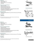 Real Deal Center Hung Pivot Hinges For Smooth Swinging Interior Or Exterior Doors Heavy Duty Steel Construction Built To Handle Up To Five Hundred Pounds With Zero Sweat Setup specifications page showing models 370 and 375.