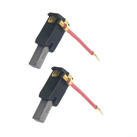 Carbon Brush Holder Assembly For Orbital Sander Replacement Case Easy Install Sander Motor Brush Box For DWE6411 DWE6420 electric carbon brush holder set with red lead wires, 2-pack