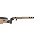 Remington 700 Field Stock FDE Left Hand Ready Adjustable Length of Pull Cheek Riser AICS Magazine Compatible Polymer Hunting Rifle