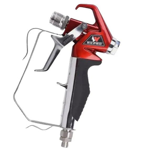 Heavy Duty Airless Paint Spray Gun With 517 Tip And 4000 Psi, chrome steel, ergonomic grip, designed for smooth paint application.