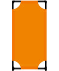 Welding Safety Screen With Stand For Sparks And Debris In Workshops And Construction Zones, orange fabric on iron frame.