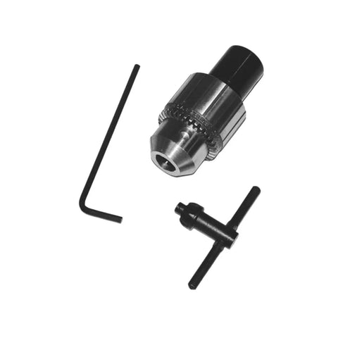 3 Jaw Drill Chuck and Adapter Kit for Magnetic Base Drill Converts Your Magnetic Drill Into a Slick Portable Drill Press For Twist Bits One Half Inch Capacity Ideal For Small and Blind Hole Projects In Metalworking and Woodworking