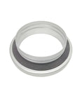 Magnetic Dryer Vent Coupling 4 Inch Kit With Quick Release Airtight Duct Connector shown with wall flange detail