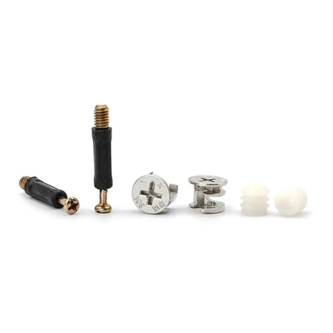No Sweat Cam Lock Fasteners With Nuts And Screws For Easy Furniture Assembly Heavy Duty Alloy Steel connectors and nuts