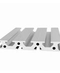 Built Tough One Piece 15100 Aluminum Profile Extrusion Anodized Linear Rail Guide 15X100Mm Sturdy Track For Cnc Builds Diy 3D Printer Frames Smooth Ride One Meter Long Run - showing smooth extruded surface and profile.