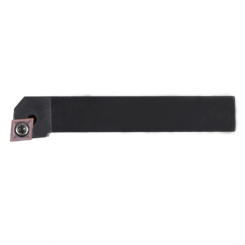 Lathe Boring Bar Tool Holder SCLCR1616H09 16x100mm shown with carbide insert for precision external turning.
