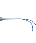 Compact Soft Start Module For Angle Grinders Smooth Power Ramp Up Kills Sudden Jerks, featuring gray housing and blue wires.