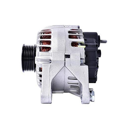 Side view of OE Replacement Alternator For Hyundai Genesis Coupe 2010 2011 2012 2.0L With Pulley 373002C110 11A1085