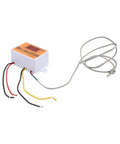 Smart Temperature Controller W3003 Thermostat 0 To 450 Celsius With Zero Point One Degree Precision Multi Voltage Compatible 12V 24V 220V Pro Grade Industrial Control Gear For Fast Response, orange 60x45x31mm plastic unit with sensor