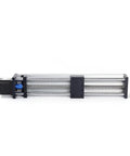 100 200 300mm Linear Axis Actuator With Ball Screw Guide Sliding Table 24V Stepper Motor 23NEMA 0.9Nm Torque For Precise CNC Automation And Smooth Motion Built To Move. side view of aluminum ball screw linear actuator with NEMA 23 motor