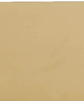 Corner view of 6x34 Kick Plate in Bright Brass for Exterior or Interior Doors, Heavy Duty Steel Surface, 34 Inch by 6 Inch Door Opening.