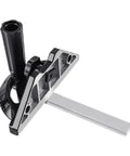Rock Solid Adjustable Table Saw Miter Gauge With Precision Aluminum Fence And Clear Degree Scale for accurate woodworking cuts and adjustments.