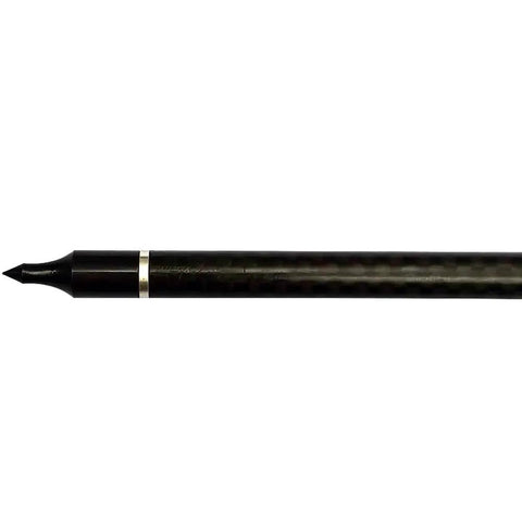 Close-up of 24 Pack Steel 100 Grain Arrow Field Points Screw In Practice Target Tips for recurve bow, compound bow, and crossbow bolts.