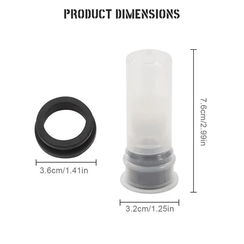 Car Windshield Washer Fluid Level Sensor Replacement OEM 289111E400 dimensions, plastic sensor and ring, compatible with 350Z GTR Quest Maxima